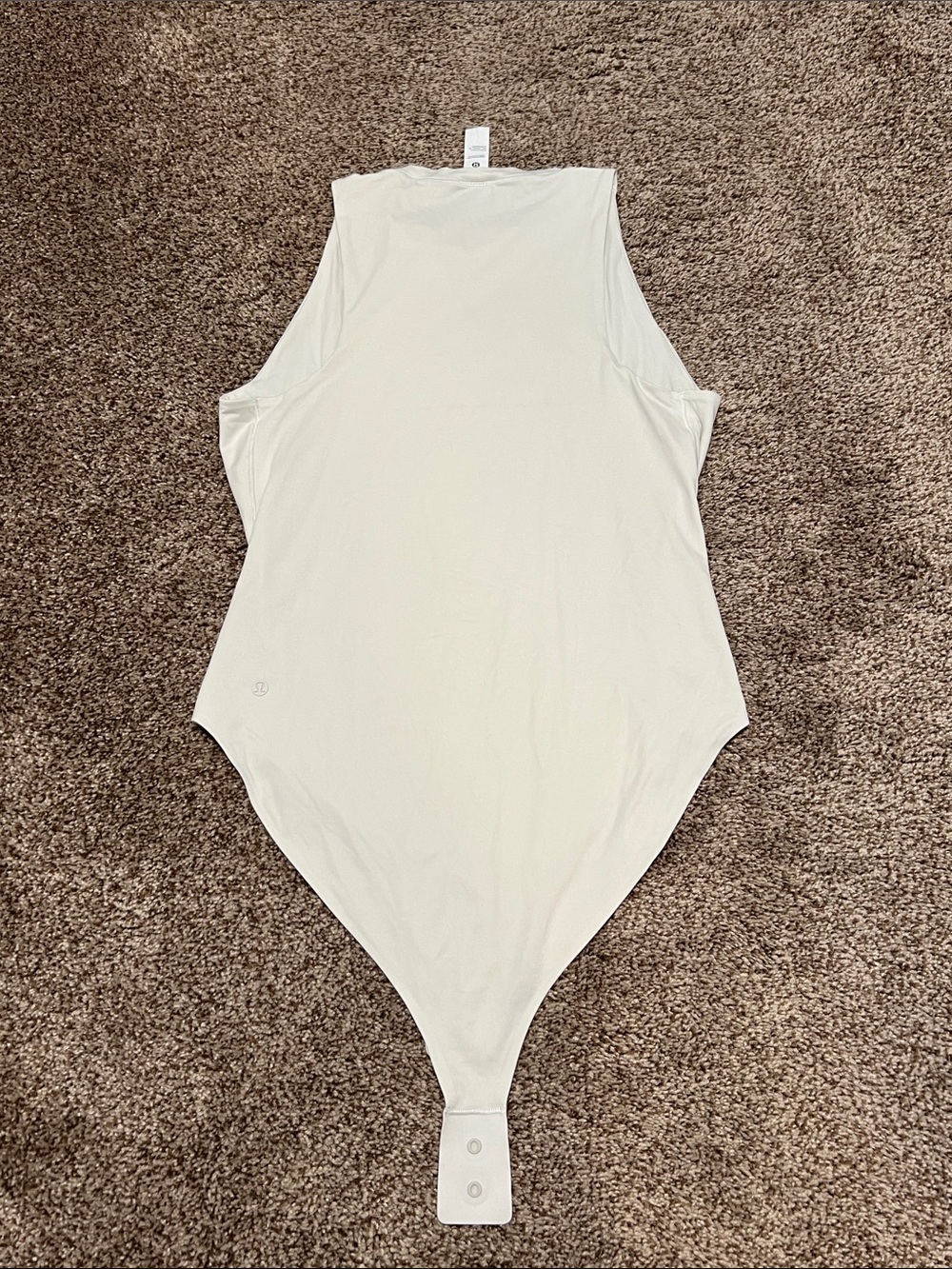 lululemon athletica Cream High-Neck Sleeveless Bodysuit - Picture 2 of 3